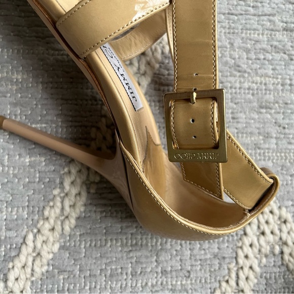 Jimmy Choo patent leather strap heels - Picture 6 of 11